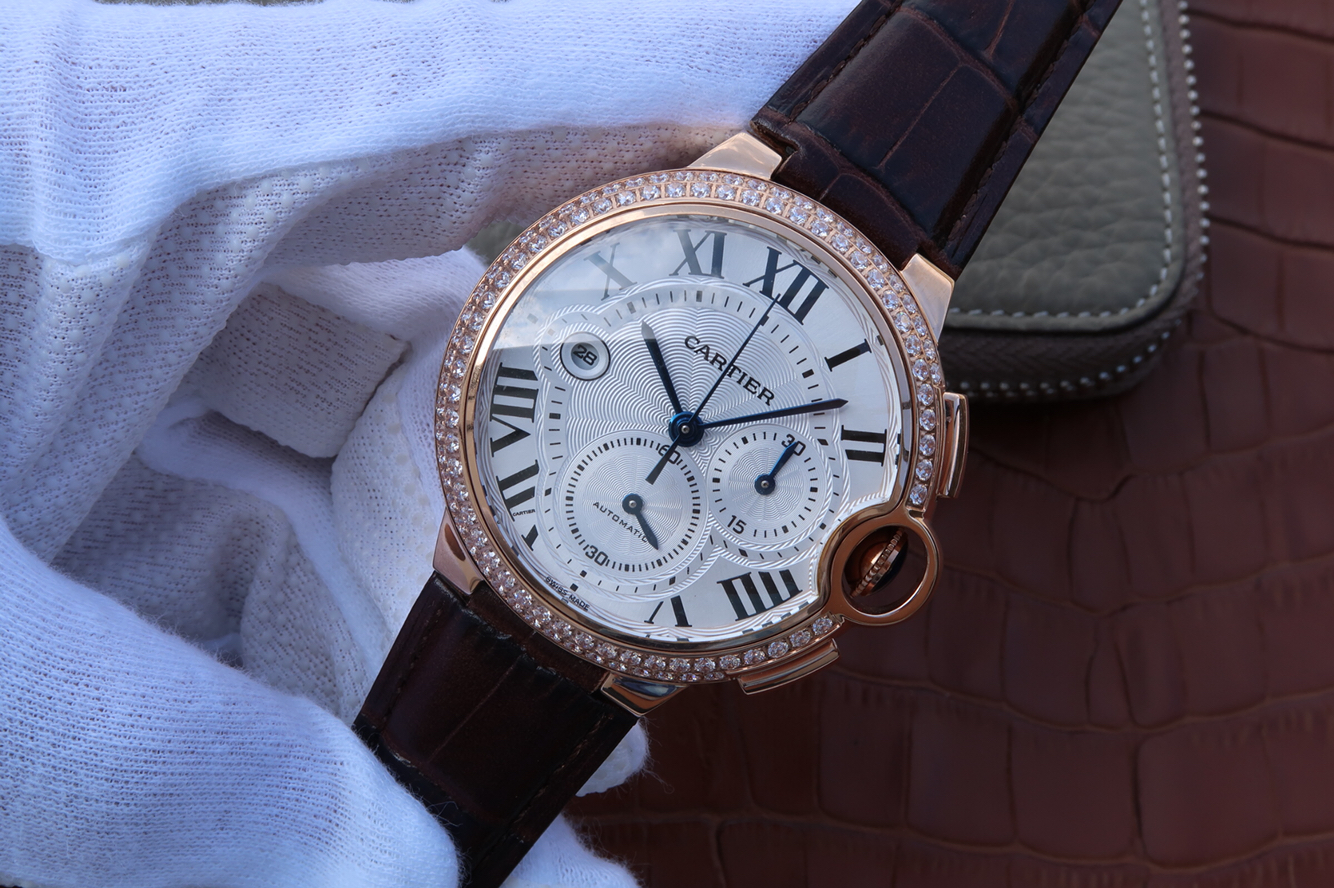 卡地亞 藍氣球 精仿手錶價格 卡地亞藍氣球繫列W6920009￥3480-高仿錶