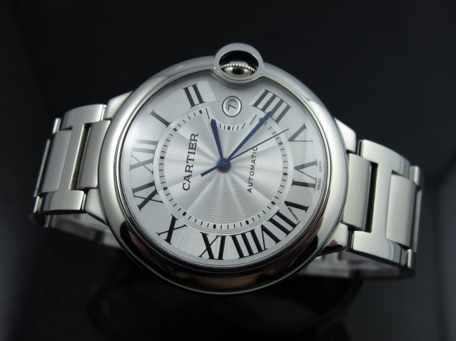 卡地亞Cartier男錶 藍氣球繫列W6920095 鋼帶全自動機械大號款男士手錶 瑞士機芯￥2880 -高仿錶