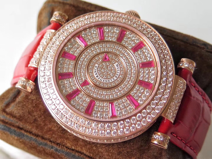 法蘭克穆勒滿鉆手錶價格 1比1復刻 gs法穆蘭DOUBLE MYSTERY繫列男錶￥4580-高仿錶