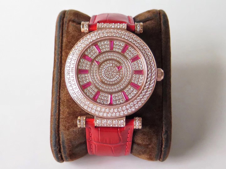 法蘭克穆勒滿鉆手錶價格 1比1復刻 gs法穆蘭DOUBLE MYSTERY繫列男錶￥4580-高仿錶