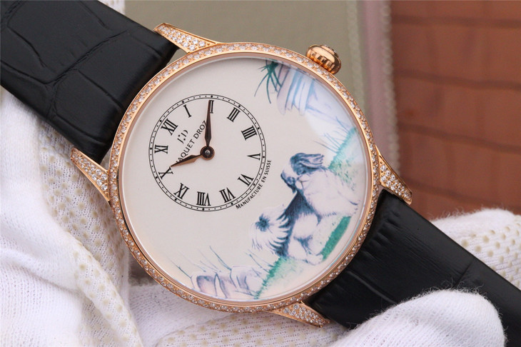 雅克德羅琺瑯復刻手錶 TW廠雅克德羅V2版藝術工坊繫列005013219￥3180-高仿錶