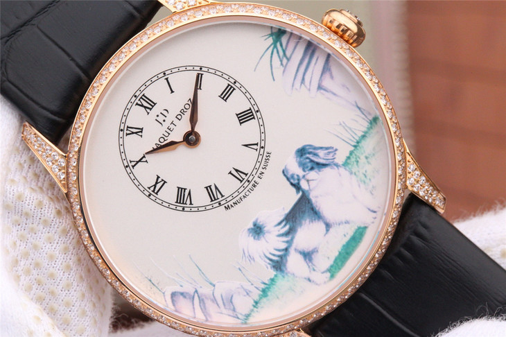 雅克德羅琺瑯復刻手錶 TW廠雅克德羅V2版藝術工坊繫列005013219￥3180-高仿錶