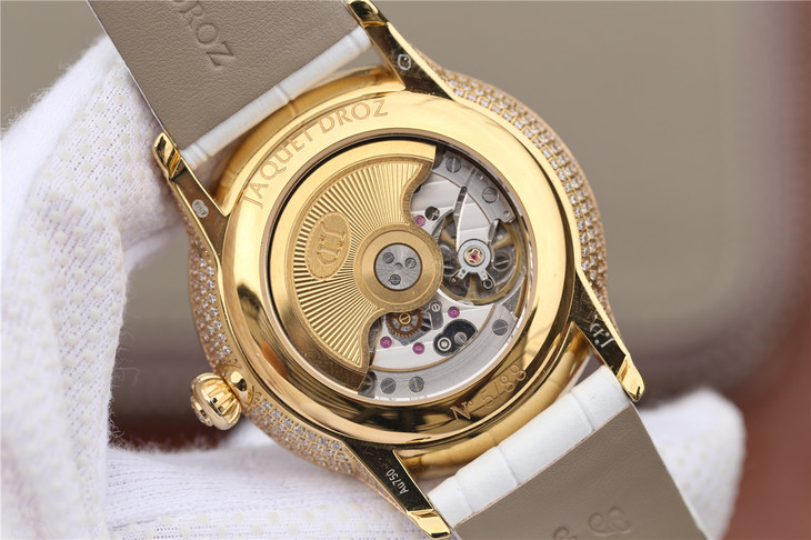 雅克德羅手錶蝴蝶復刻手錶 雅克德羅大秒針繫列亅亅J014013226腕錶￥3480-高仿錶