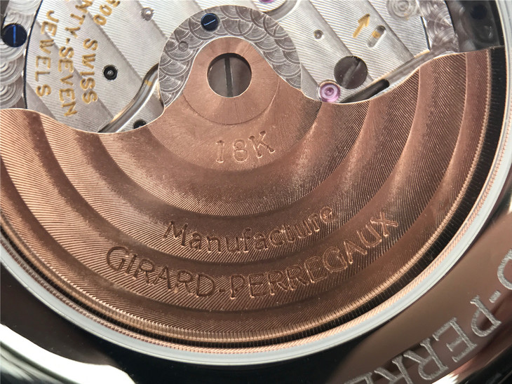 gp芝柏復刻手錶 FK廠芝柏1966繫列49525腕錶 真正GP正品開模￥3180-高仿錶