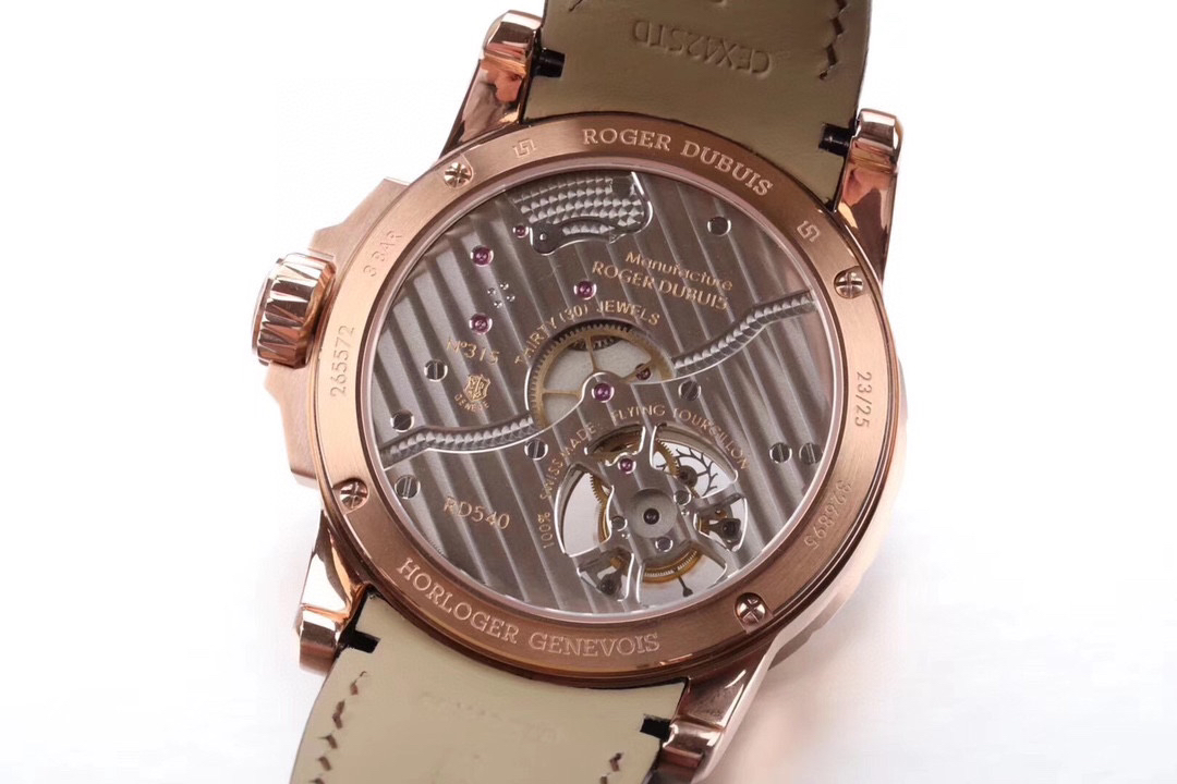 1比1復刻羅傑杜彼陀飛輪手錶價格 bbr羅傑杜彼縷空陀飛輪 RDDBEX0261￥8800-高仿錶