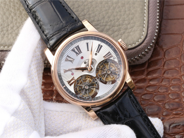 復刻手錶羅傑杜彼雙陀飛輪 RDDBHO0563 玫瑰金 JB廠手錶¥31800-高仿錶 復刻手錶羅傑杜彼雙陀飛輪 RDDBHO0563 玫瑰金 JB廠手錶¥31800-高仿錶