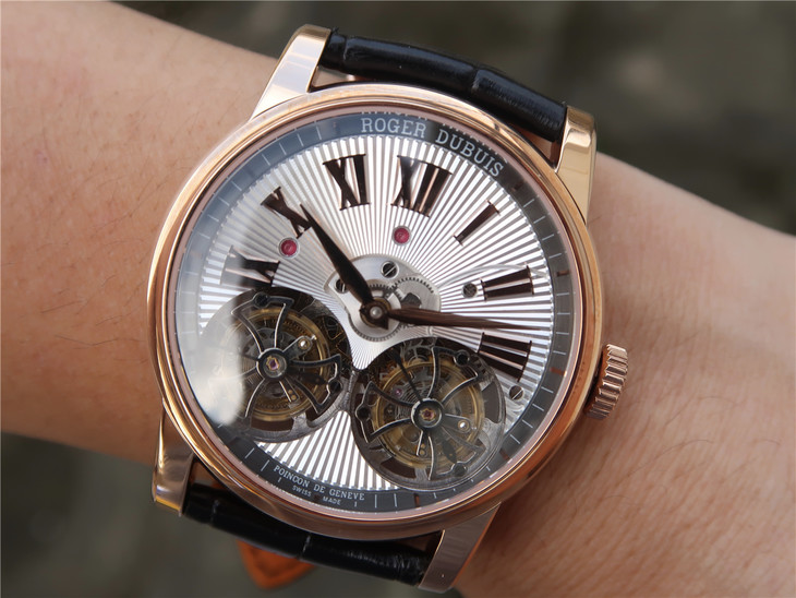 復刻手錶羅傑杜彼雙陀飛輪 RDDBHO0563 玫瑰金 JB廠手錶¥31800-高仿錶 復刻手錶羅傑杜彼雙陀飛輪 RDDBHO0563 玫瑰金 JB廠手錶¥31800-高仿錶