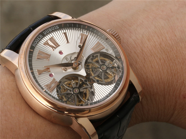 復刻手錶羅傑杜彼雙陀飛輪 RDDBHO0563 玫瑰金 JB廠手錶¥31800-高仿錶 復刻手錶羅傑杜彼雙陀飛輪 RDDBHO0563 玫瑰金 JB廠手錶¥31800-高仿錶