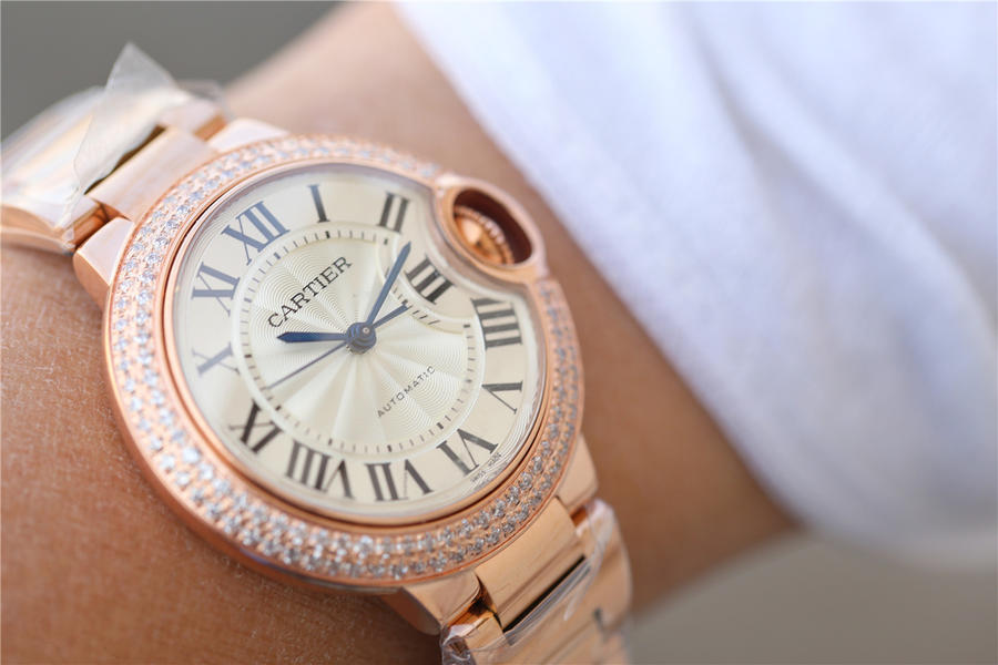 卡地亞藍氣球精仿女錶 卡地亞藍氣球繫列WE902064￥3180-高仿錶