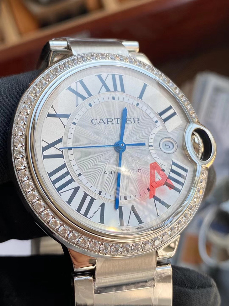 1比1復刻卡地亞藍氣球繫列腕錶男價格 WE9009Z3￥3180-高仿錶