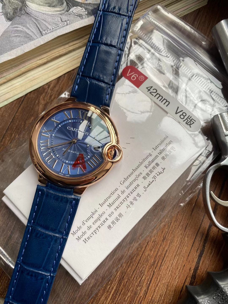 1比1復刻卡地亞藍氣球男錶價格 v6卡地亞藍氣球繫列WGBB0036 玫瑰金色 藍盤¥3180-高仿錶 1比1復刻卡地亞藍氣球男錶價格 v6卡地亞藍氣球繫列WGBB0036 玫瑰金色 藍盤¥3180-高仿錶