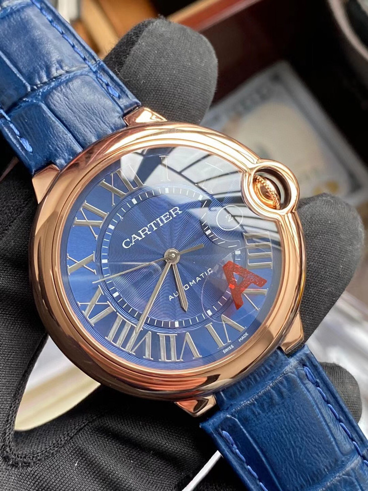 1比1復刻卡地亞藍氣球男錶價格 v6卡地亞藍氣球繫列WGBB0036 玫瑰金色 藍盤¥3180-高仿錶 1比1復刻卡地亞藍氣球男錶價格 v6卡地亞藍氣球繫列WGBB0036 玫瑰金色 藍盤¥3180-高仿錶