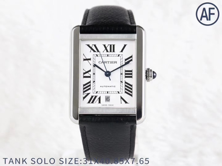 卡地亞坦克機械錶1比1復刻 AF卡地亞坦克繫列WSTA0029¥3180-高仿錶 卡地亞坦克機械錶1比1復刻 AF卡地亞坦克繫列WSTA0029¥3180-高仿錶