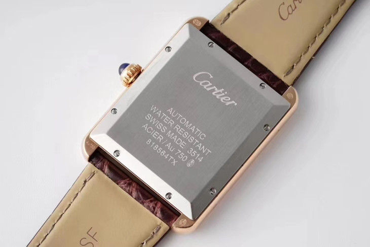 卡地亞坦克男錶1比1復刻 AF卡地亞坦克繫列 W5200026¥3480-高仿錶 卡地亞坦克男錶1比1復刻 AF卡地亞坦克繫列 W5200026¥3480-高仿錶