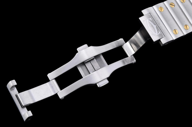 卡地亞山度士1比1復刻錶價格 gf卡地亞山度士W2SA0006 間金¥4580-高仿錶 卡地亞山度士1比1復刻錶價格 gf卡地亞山度士W2SA0006 間金¥4580-高仿錶