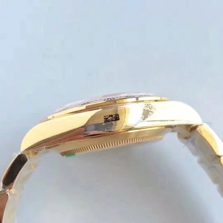 AR廠頂級勞力士迪通拿繫列116508金綠迪18k金機械計時男錶一比一復刻-高仿錶