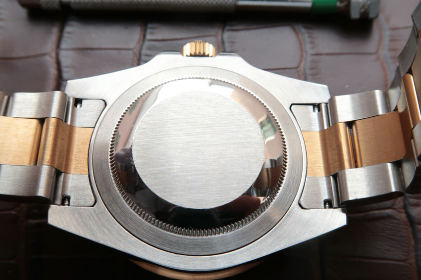 勞力士116613LB-97203間金黃金面水鬼v7鑲鉆版 一比一復刻-高仿錶