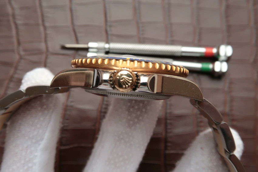 N廠一比一復刻包金勞力士116613LB-97203間金藍水鬼v7鑲鉆版-高仿錶 N廠一比一復刻包金勞力士116613LB-97203間金藍水鬼v7鑲鉆版-高仿錶