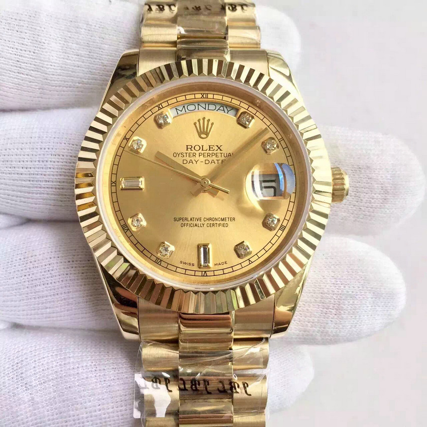 復刻一比一勞力士(Rolex)星期日歴型118238A-83208金錶全自動機械男錶-高仿錶 復刻一比一勞力士(Rolex)星期日歴型118238A-83208金錶全自動機械男錶-高仿錶