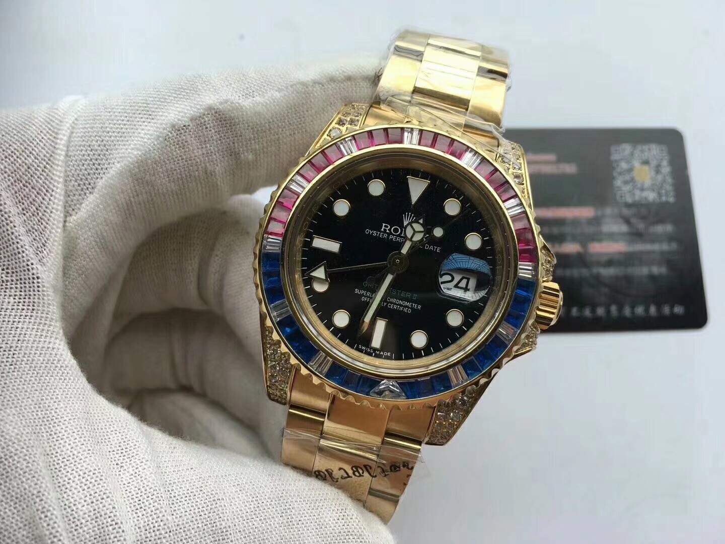 頂級復刻勞力士格林尼治型II代116758 SAru-78208自動機械男錶 高端品質-高仿錶