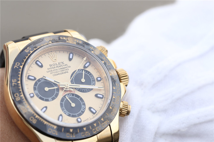 2017款勞力士迪通拿116518LN男士手錶18ct 黃金款 一比一復刻-高仿錶 2017款勞力士迪通拿116518LN男士手錶18ct 黃金款 一比一復刻-高仿錶