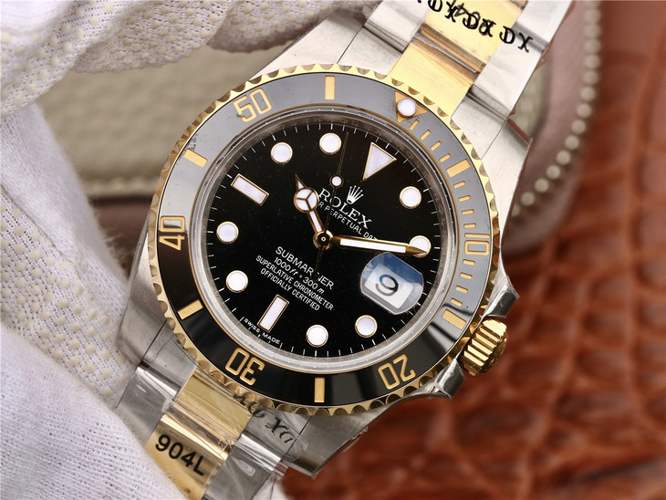 GM長榮廠勞力士116613-LN-97203間金水鬼包18k真金+904鋼男士機械手錶 -<a href=