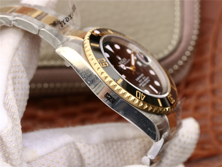 GM長榮廠勞力士116613-LN-97203間金水鬼包18k真金+904鋼男士機械手錶 -高仿錶