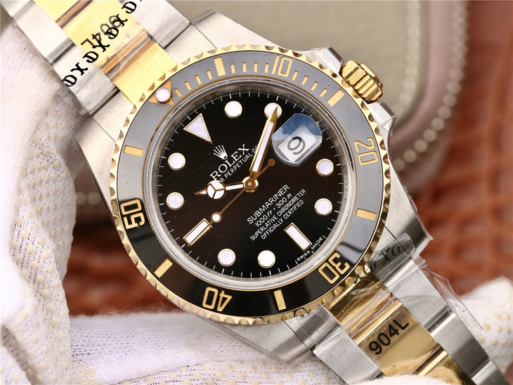 GM長榮廠勞力士116613-LN-97203間金水鬼包18k真金+904鋼男士機械手錶 -<a href=