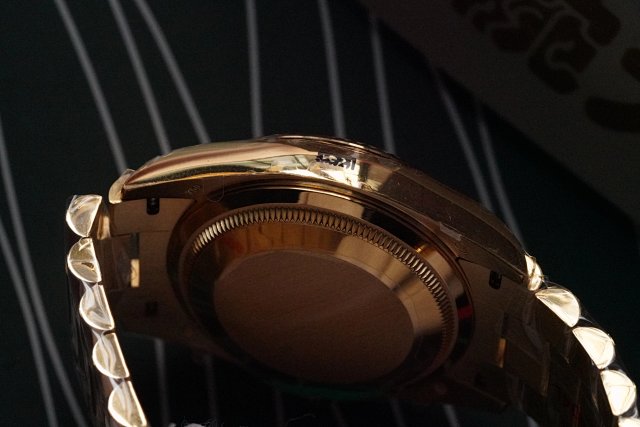 2021EW勞力士星期日誌型18k金綠面機械男士手錶 36毫米一比一復刻-高仿錶