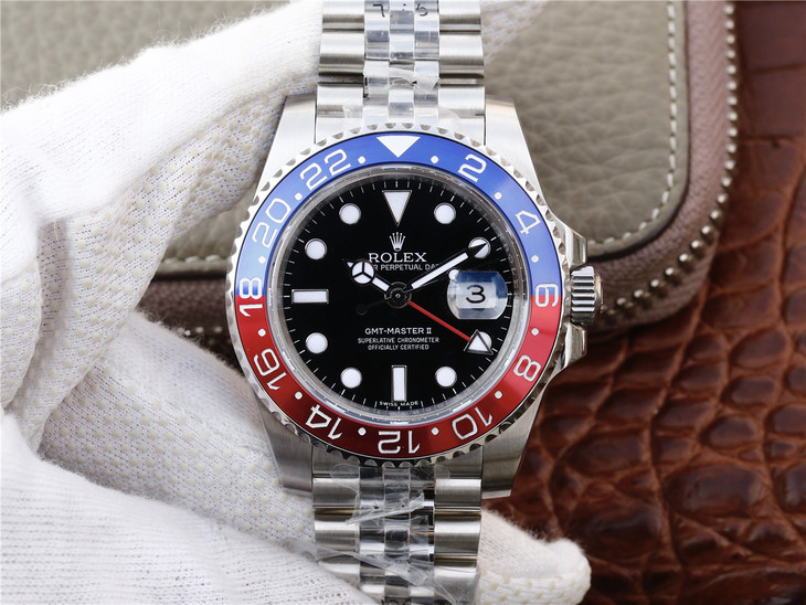 GM勞力士126710BLRO-0001可樂圈格林尼治二GMT Master ll男士機械手錶 -高仿錶 GM勞力士126710BLRO-0001可樂圈格林尼治二GMT Master ll男士機械手錶 -高仿錶
