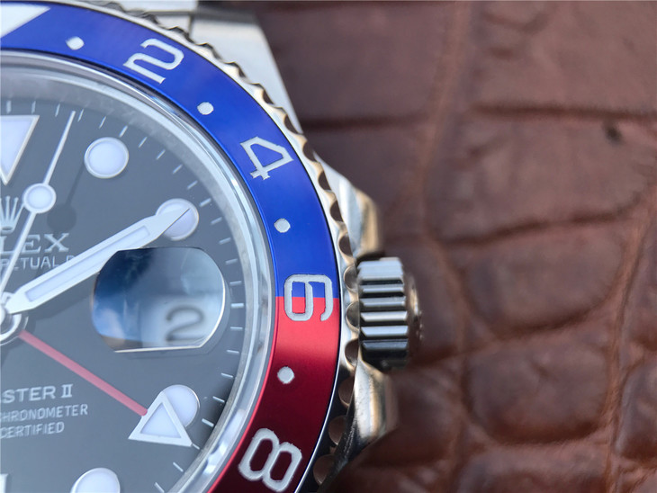 GM勞力士126710BLRO-0001可樂圈格林尼治二GMT Master ll男士機械手錶 -高仿錶 GM勞力士126710BLRO-0001可樂圈格林尼治二GMT Master ll男士機械手錶 -高仿錶