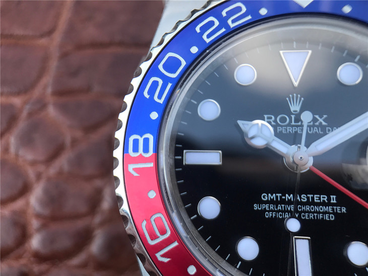 GM勞力士126710BLRO-0001可樂圈格林尼治二GMT Master ll男士機械手錶 -高仿錶 GM勞力士126710BLRO-0001可樂圈格林尼治二GMT Master ll男士機械手錶 -高仿錶