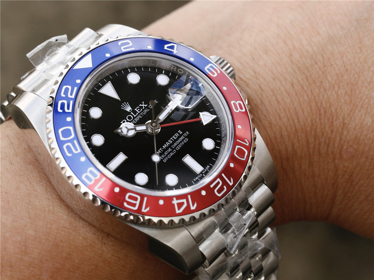 GM勞力士126710BLRO-0001可樂圈格林尼治二GMT Master ll男士機械手錶 -高仿錶 GM勞力士126710BLRO-0001可樂圈格林尼治二GMT Master ll男士機械手錶 -高仿錶