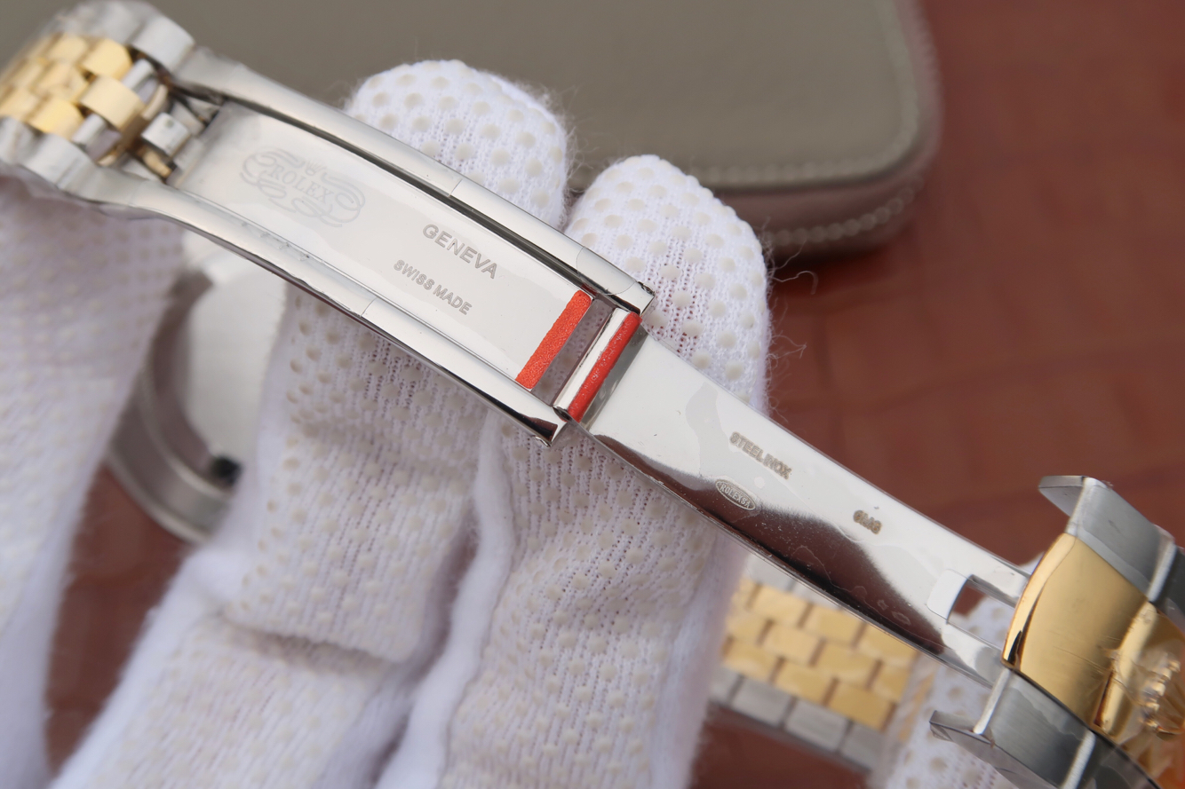 長榮廠復刻勞力士日誌型繫列126333男士機械手錶 18k包金一比一-高仿錶