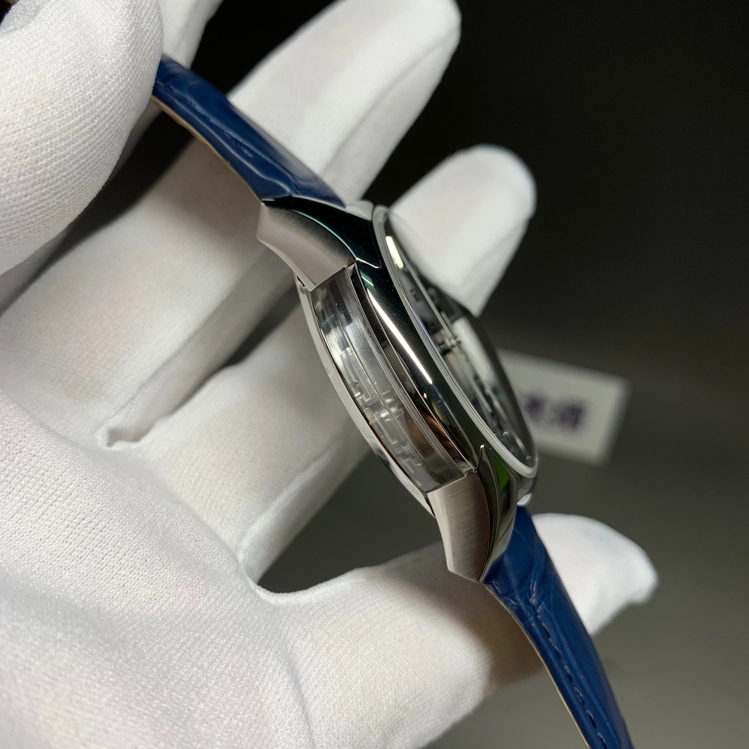 s廠歐米茄蝶飛繫列433.33.41.21.03.001明亮之藍鱷魚皮男士機械錶最好的版本-高仿錶 s廠歐米茄蝶飛繫列433.33.41.21.03.001明亮之藍鱷魚皮男士機械錶最好的版本-高仿錶