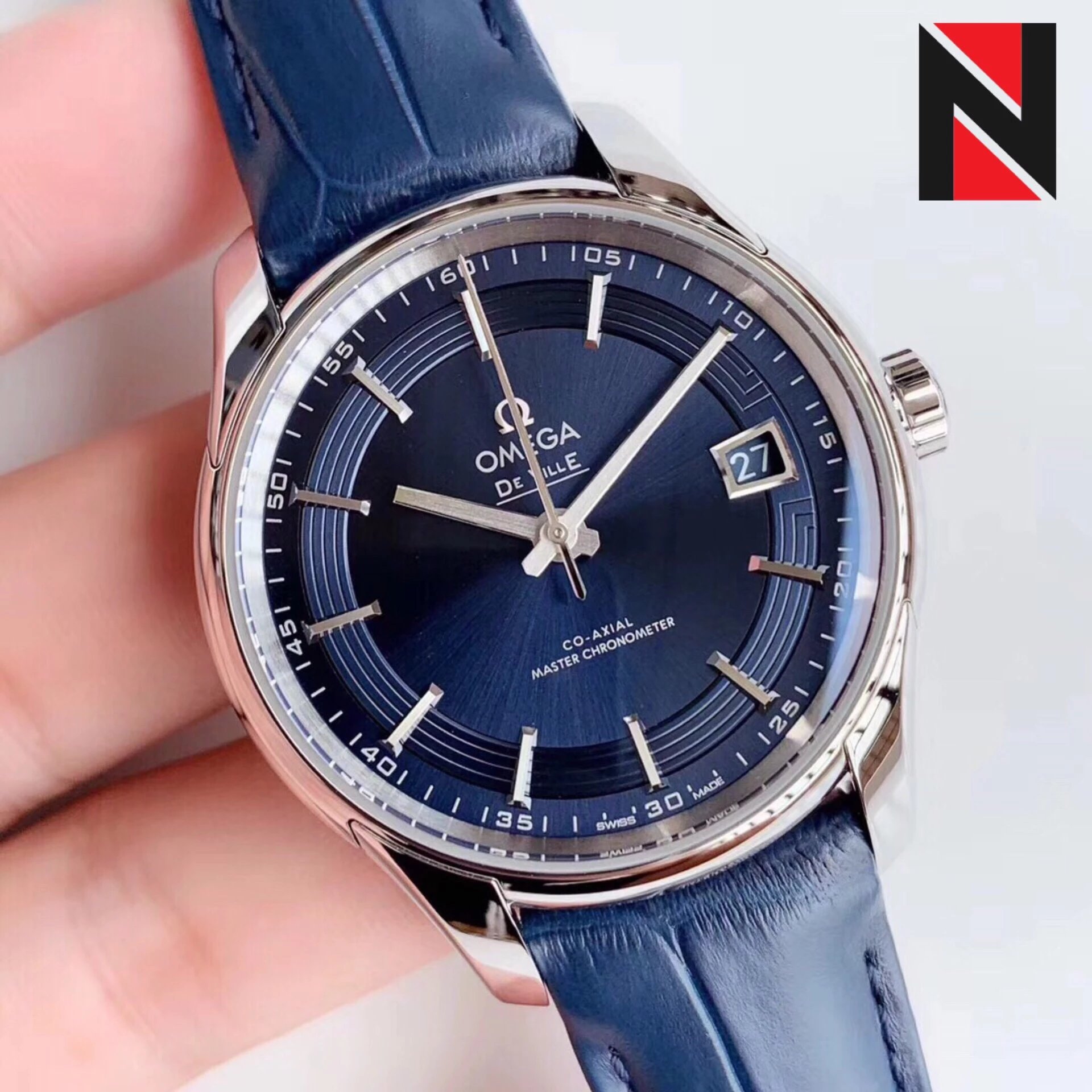 s廠歐米茄蝶飛繫列433.33.41.21.03.001明亮之藍鱷魚皮男士機械錶最好的版本-高仿錶 s廠歐米茄蝶飛繫列433.33.41.21.03.001明亮之藍鱷魚皮男士機械錶最好的版本-高仿錶