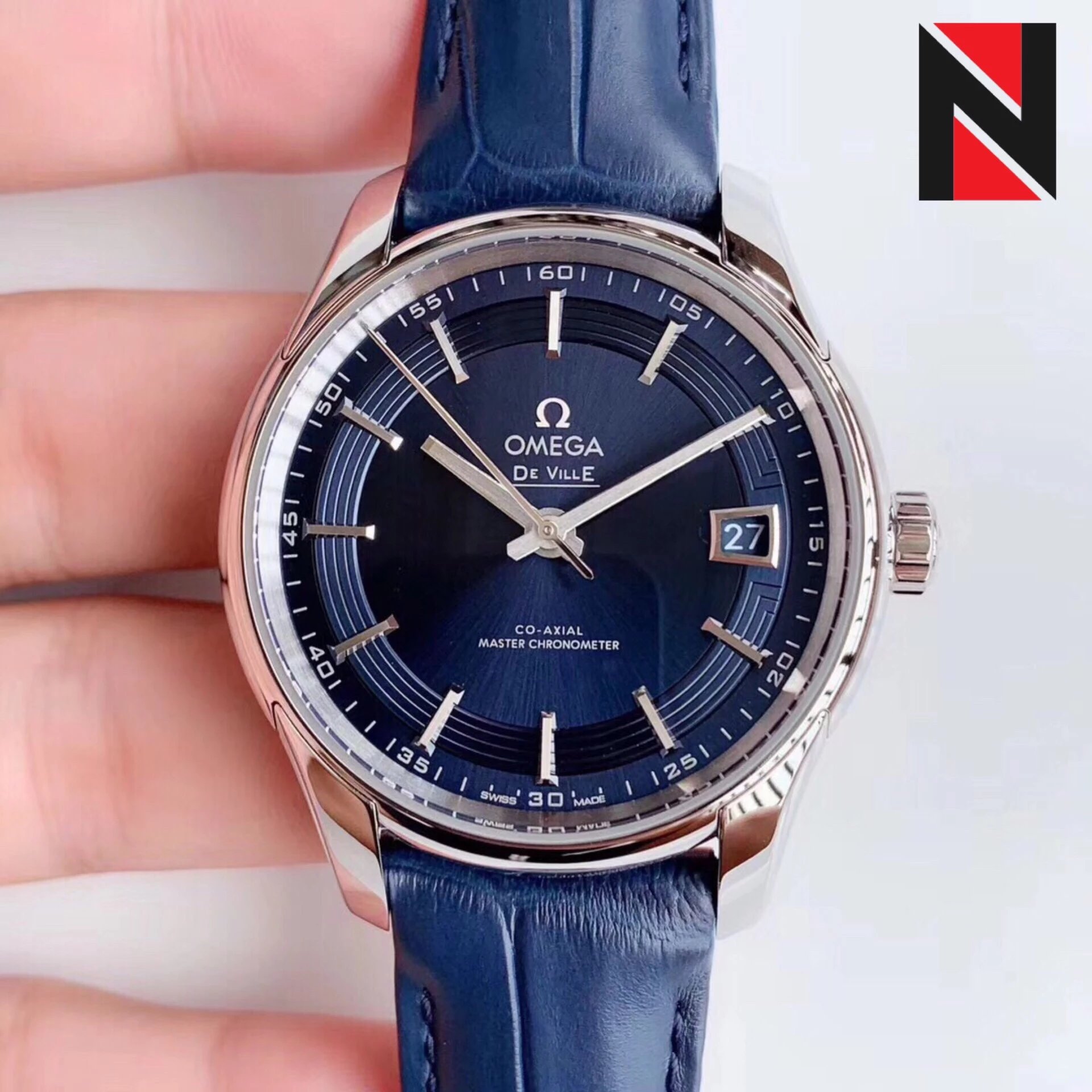 s廠歐米茄蝶飛繫列433.33.41.21.03.001明亮之藍鱷魚皮男士機械錶最好的版本-高仿錶 s廠歐米茄蝶飛繫列433.33.41.21.03.001明亮之藍鱷魚皮男士機械錶最好的版本-高仿錶