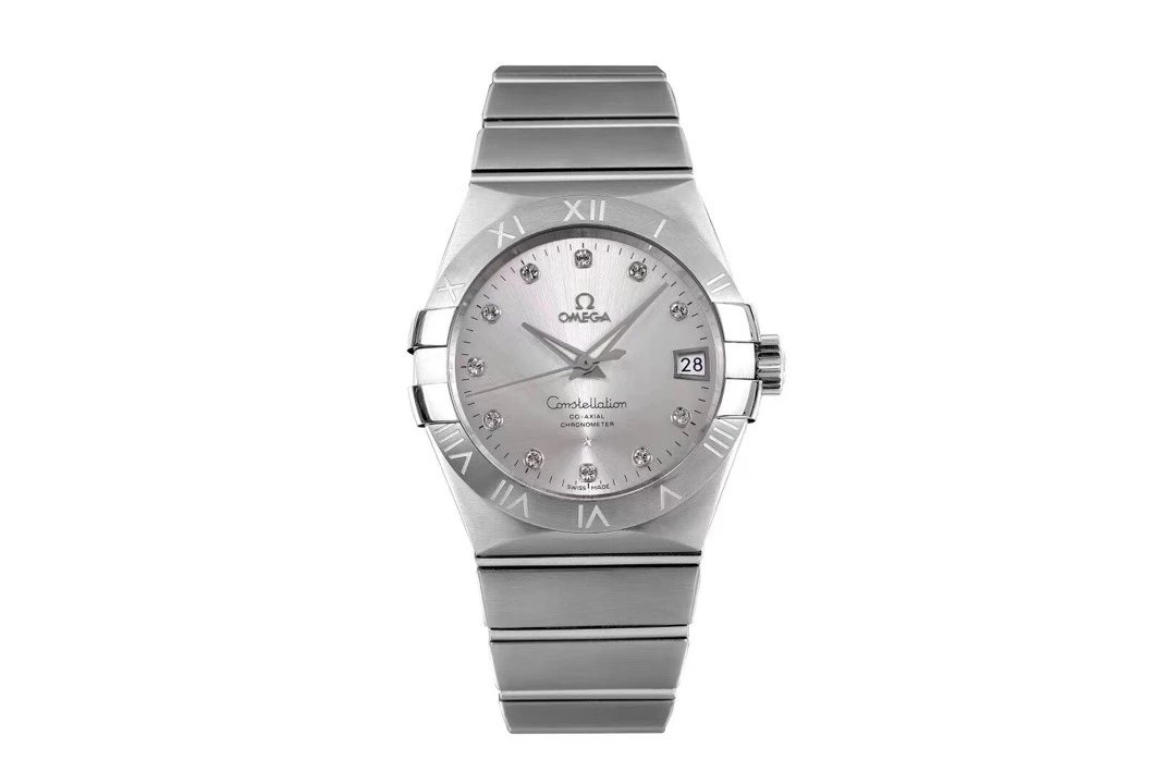 VS歐米茄星座123.10.38.21.52.001男士精鋼錶帶-高仿錶 VS歐米茄星座123.10.38.21.52.001男士精鋼錶帶-高仿錶