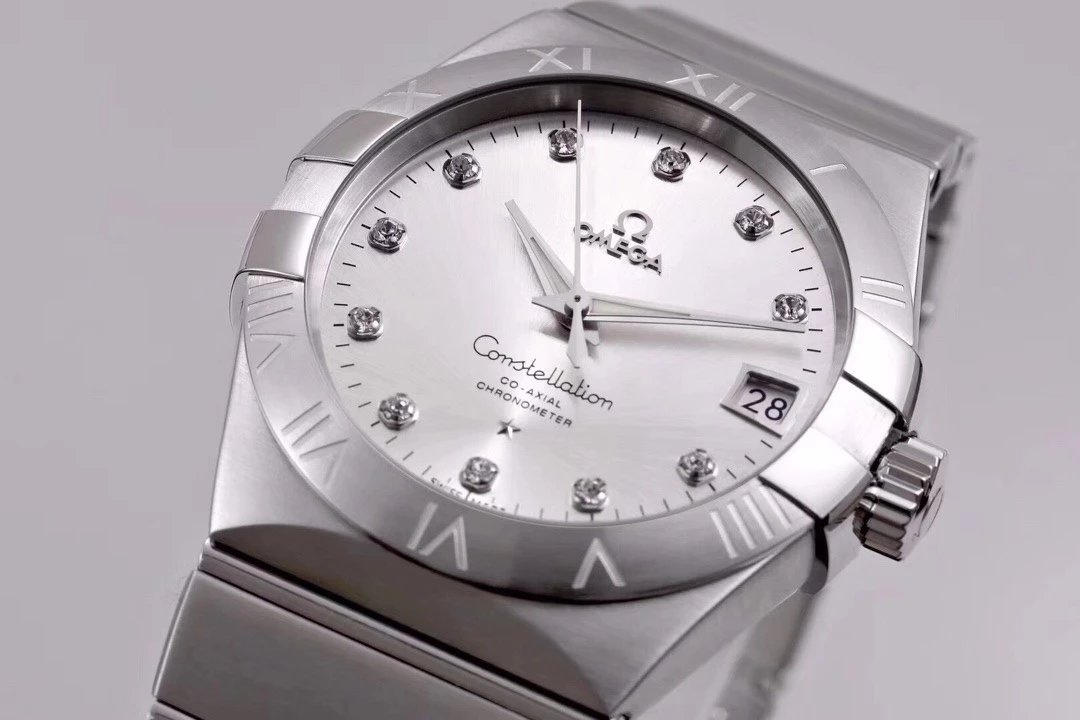 VS歐米茄星座123.10.38.21.52.001男士精鋼錶帶-高仿錶 VS歐米茄星座123.10.38.21.52.001男士精鋼錶帶-高仿錶