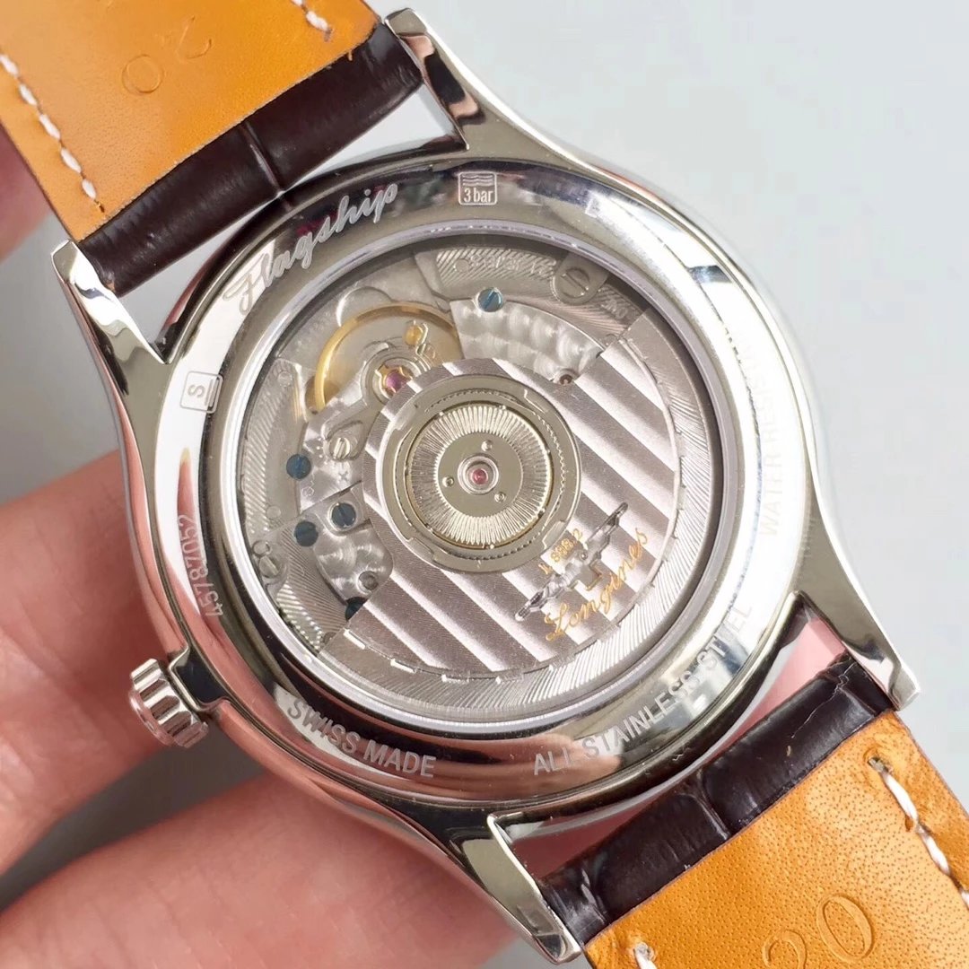 YC精品LONGINES浪琴軍旗系列L4.774.4.27.6男士機械鑲鉆表 原裝開模1:1復刻-高仿錶 YC精品LONGINES浪琴軍旗系列L4.774.4.27.6男士機械鑲鉆表 原裝開模1:1復刻-高仿錶
