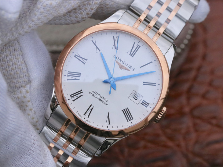 AF浪琴開創者系列L2.820.5.11.7男士機械手表 頂級復刻表水平 間玫瑰金-高仿錶 AF浪琴開創者系列L2.820.5.11.7男士機械手表 頂級復刻表水平 間玫瑰金-高仿錶