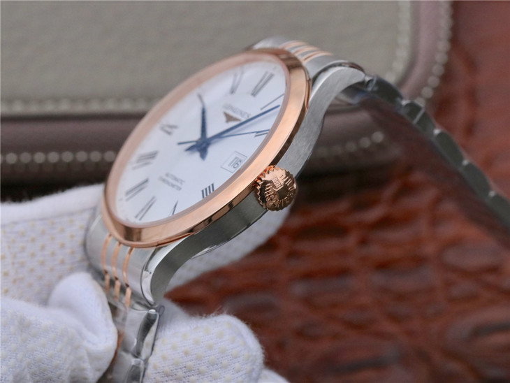 AF浪琴開創者系列L2.820.5.11.7男士機械手表 頂級復刻表水平 間玫瑰金-高仿錶 AF浪琴開創者系列L2.820.5.11.7男士機械手表 頂級復刻表水平 間玫瑰金-高仿錶