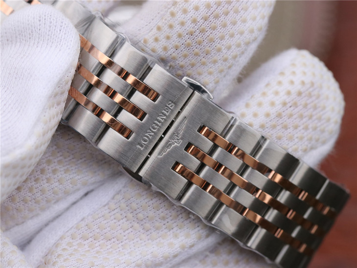 AF浪琴開創者系列L2.820.5.11.7男士機械手表 頂級復刻表水平 間玫瑰金-高仿錶 AF浪琴開創者系列L2.820.5.11.7男士機械手表 頂級復刻表水平 間玫瑰金-高仿錶