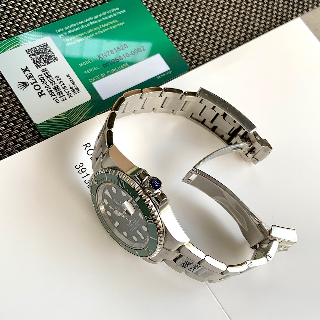 勞力士頂級復刻錶新款“三代綠水鬼”重金研發“天花闆級別”做到金屬配件可與正品互換-高仿錶