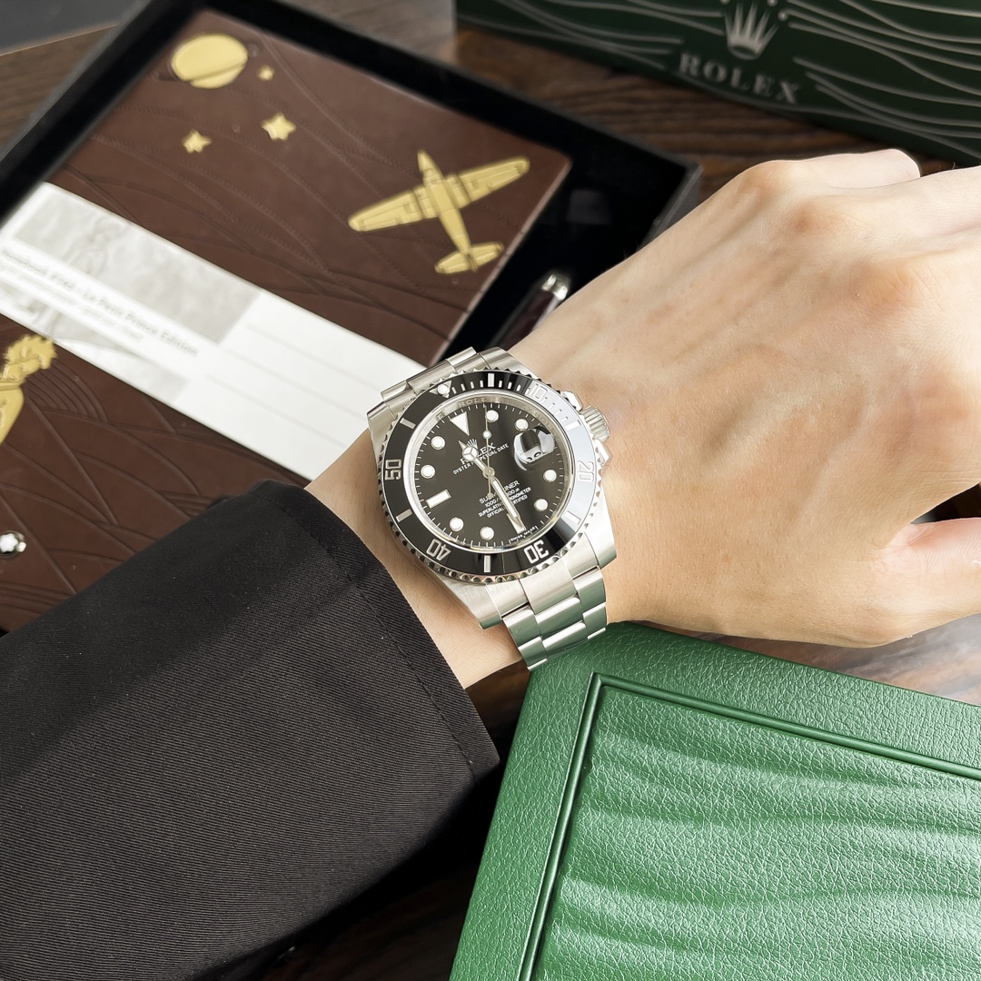 勞力士頂級復刻錶黑水鬼繫列不拆開看機芯外觀看來跟原裝一致-高仿錶