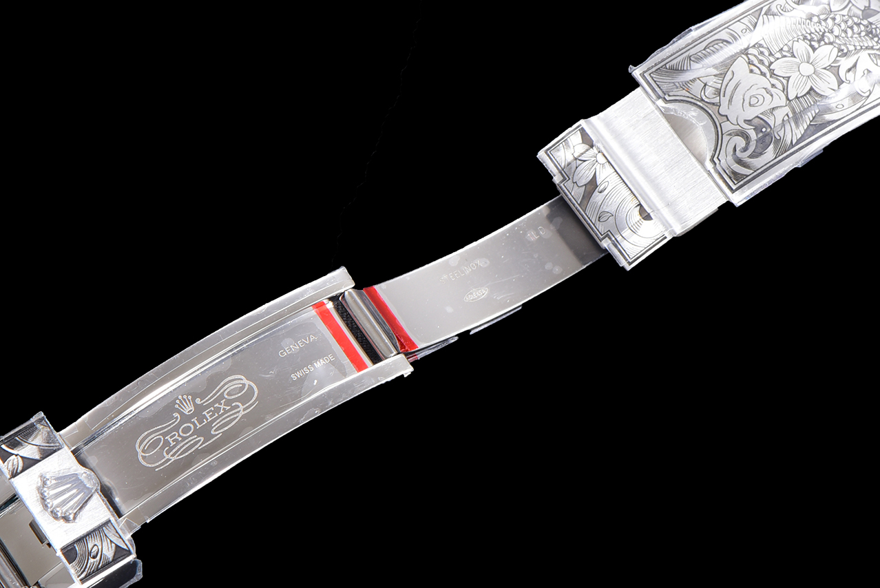 《鯉躍龍門》勞力士頂級復刻錶水鬼搭配 純手工雕花效果-高仿錶 《鯉躍龍門》勞力士頂級復刻錶水鬼搭配 純手工雕花效果-高仿錶
