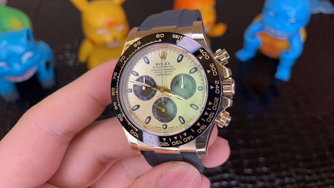 BT勞力士余文樂迪通拿超級復刻錶4130機芯多功能機械-高仿錶