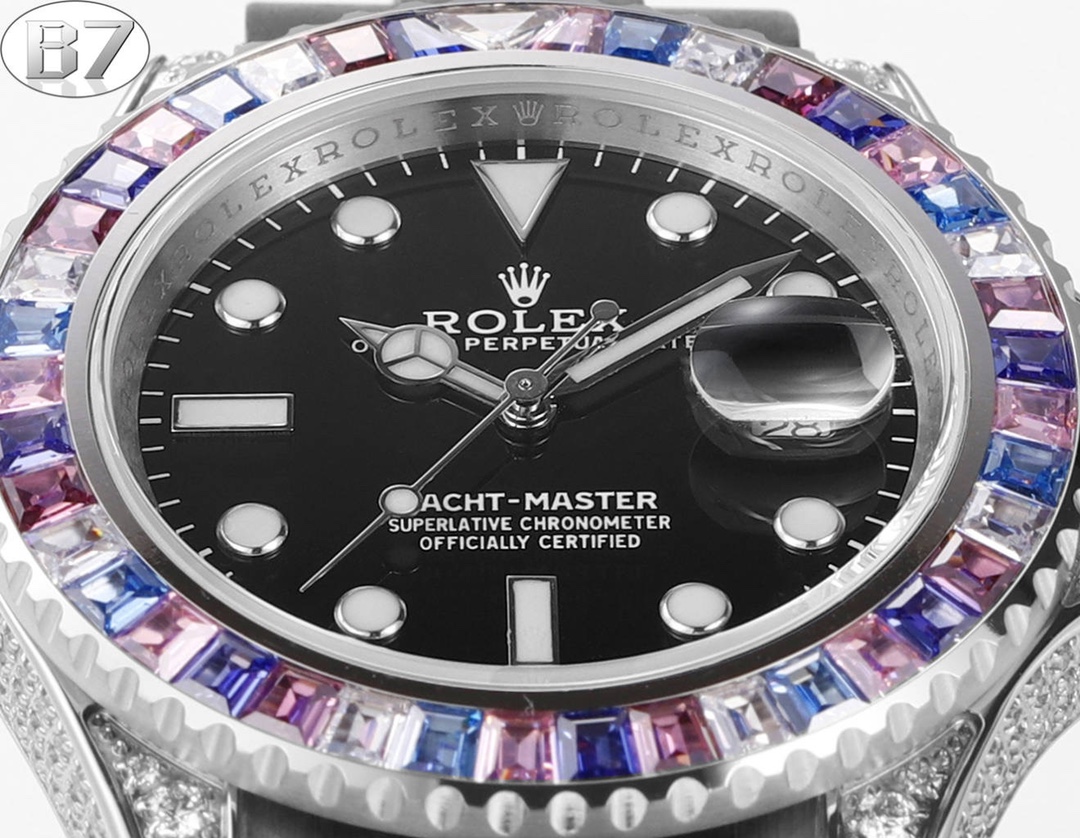 B7 Factory 勞力士頂級復刻錶Rolex全球限量寶石款遊艇名仕型-高仿錶