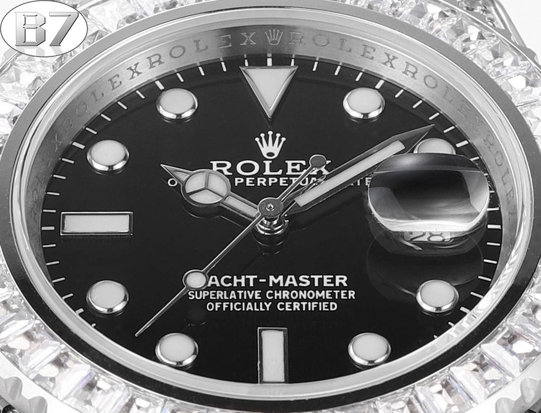 勞力士頂級高仿錶Rolex全球限量寶石款遊艇名仕型值得擁有-高仿錶