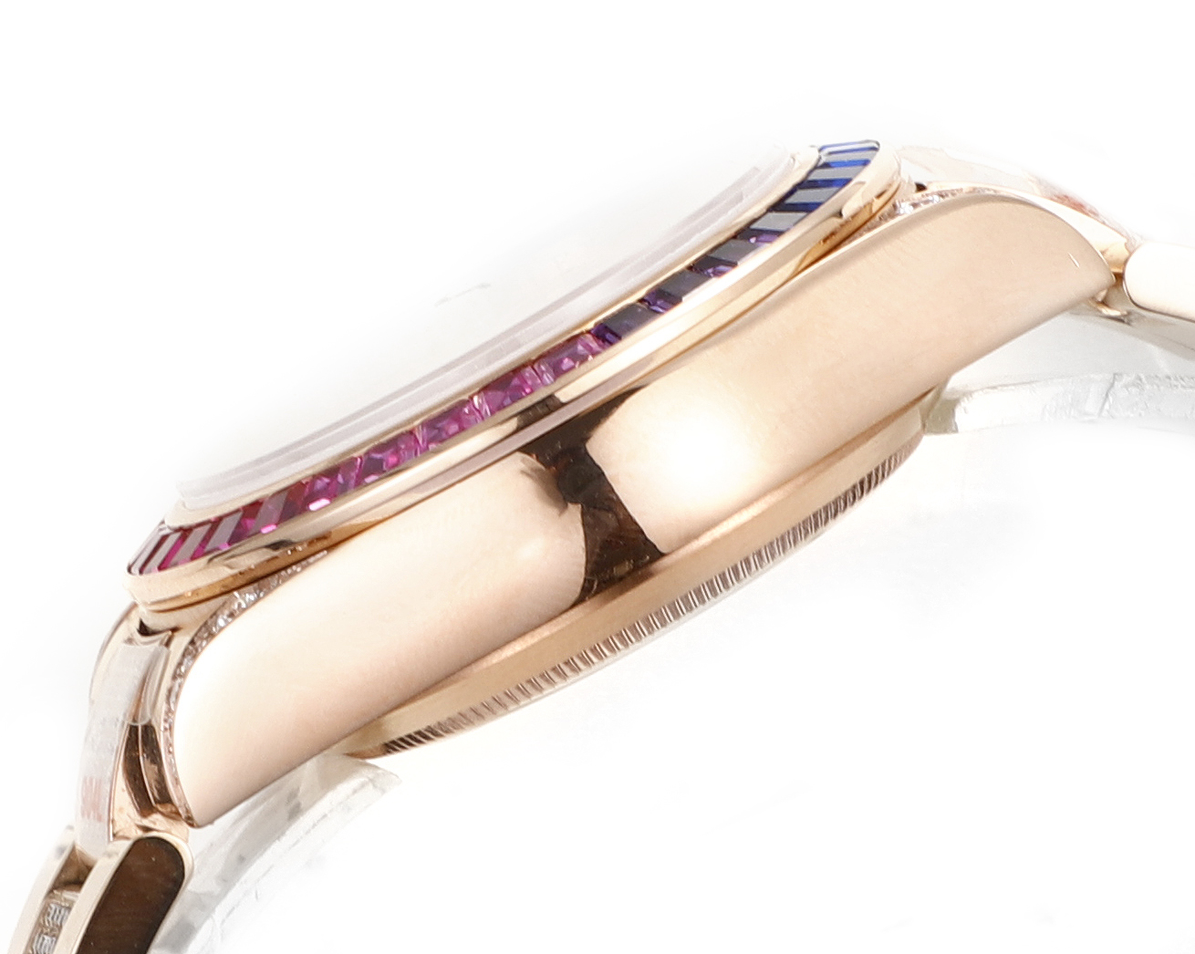 MS Factory 勞力士彩虹圈迪通拿高仿錶鉑金眼 Cal.7750機械計時-高仿錶